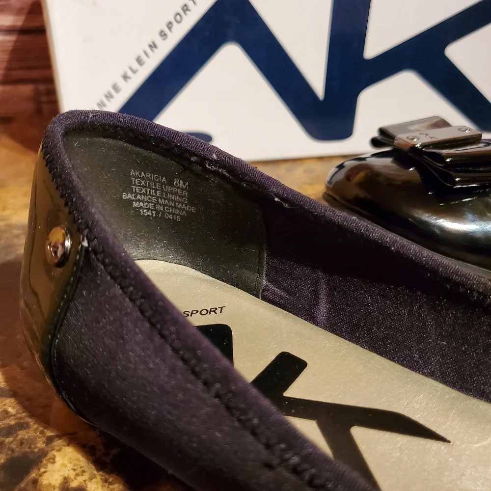 Anne Klein AKARICIA  Women's Shoes Size 8M US Black Ballet Flat - Picture 10 of 10